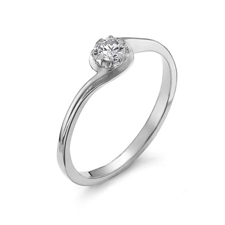 Pierścionek z brylantem 0,14 ct