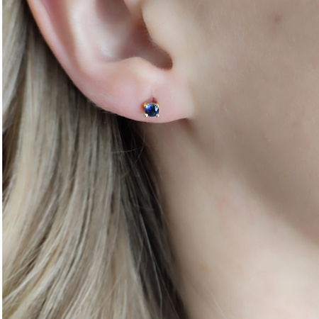 Kolczyki z szafirem