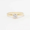 Pierścionek z brylantem 0,50 ct