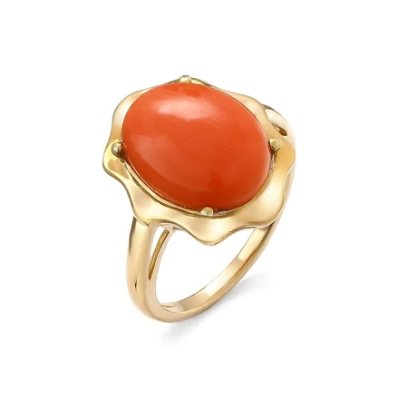 Pierścionek z koralem
