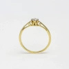 Pierścionek z brylantem 0,13 ct