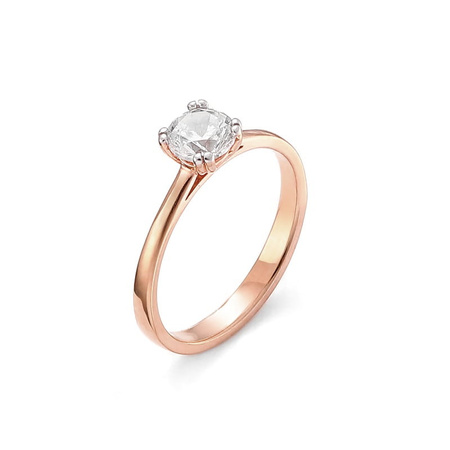 Pierścionek z brylantem 0,50 ct