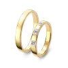 Obrączki ślubne z brylantami 0,02 ct