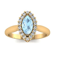 Pierścionek z topazem