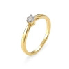 Pierścionek z brylantem 0,15 ct