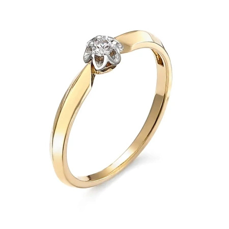 Pierścionek z brylantem 0,03 ct