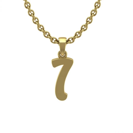 Zawieszka złota - literka I