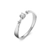 Pierścionek z brylantem 0,11 ct