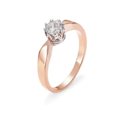 Pierścionek z brylantem 0,50 ct