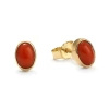 Kolczyki z koralem
