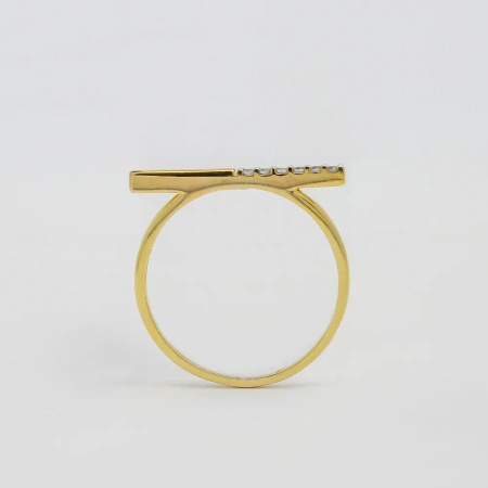 Pierścionek z brylantami 0,05 ct