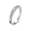 Pierścionek z brylantami 0,25 ct