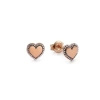Kolczyki złote - serce
