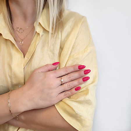 Pierścionek z brylantem 0,24 ct