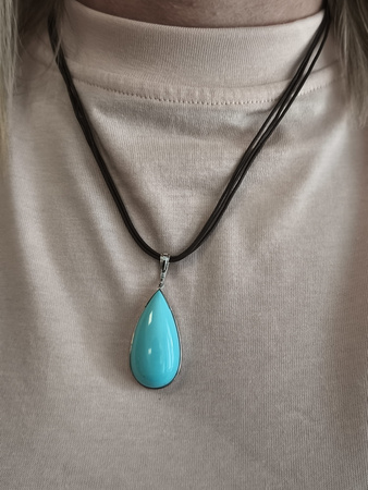 Naszyjnik z turkusem