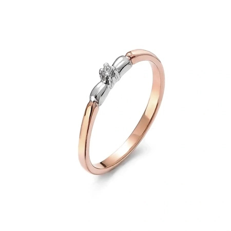 Pierścionek z brylantem 0,02 ct