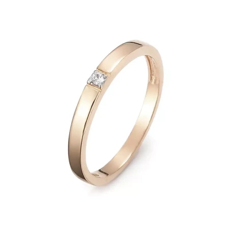 Pierścionek z brylantem 0,02 ct