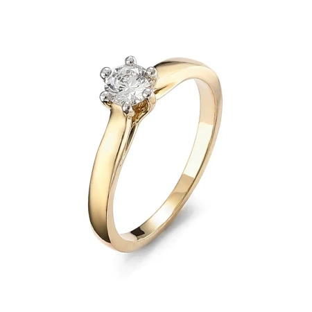 Pierścionek z brylantem 0,50 ct