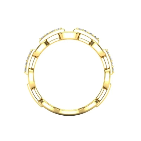 Pierścionek z brylantami 0,12 ct