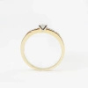 Pierścionek z brylantami 0,11 ct