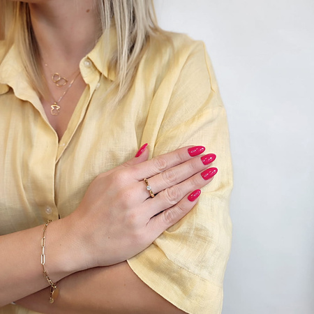 Pierścionek z brylantem 0,33 ct