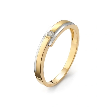Pierścionek z brylantem 0,04 ct