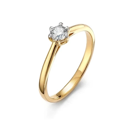 Pierścionek z brylantem 0,28 ct