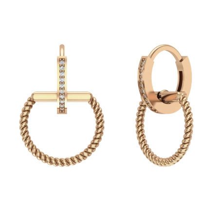 Kolczyki z cyrkoniami