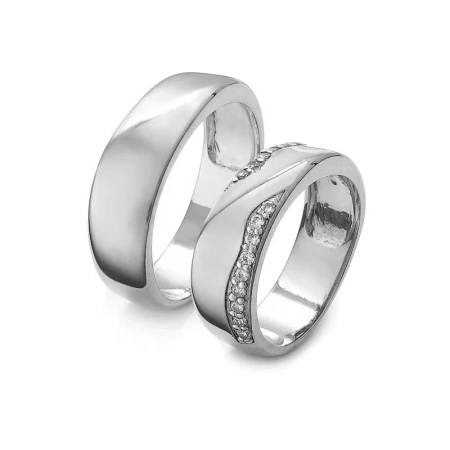 Obrączki ślubne z brylantami 0,25 ct