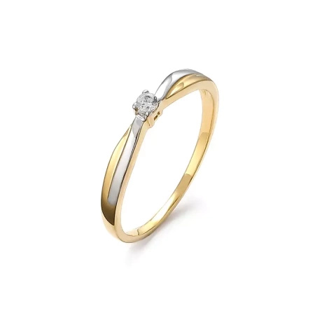 Pierścionek z brylantem 0,05 ct