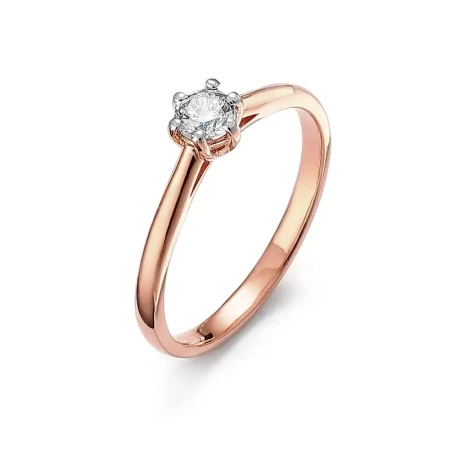 Pierścionek z brylantem 0,28 ct