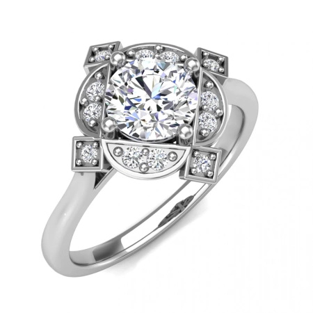 Pierścionek z cyrkoniami