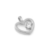 Zawieszka z cyrkonią - serce