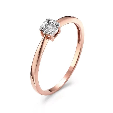 Pierścionek z brylantem 0,05 ct