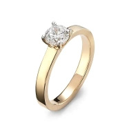 Pierścionek z brylantem 0,50 ct