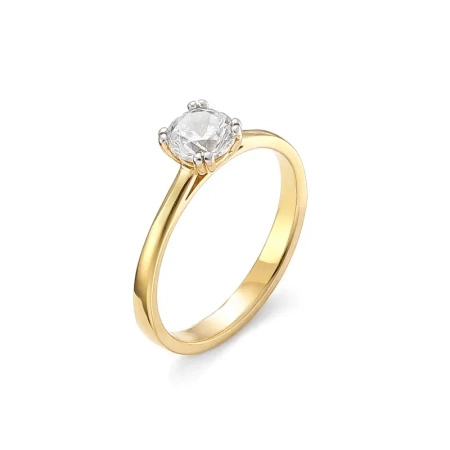 Pierścionek z brylantem 0,50 ct