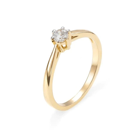 Pierścionek z brylantem 0,31 ct