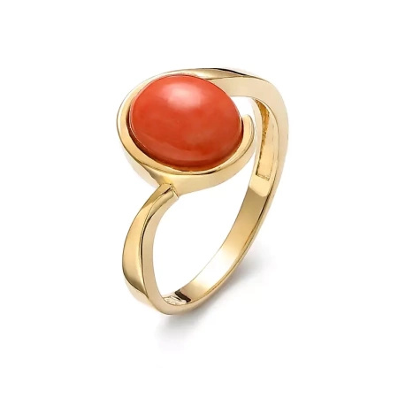 Pierścionek z koralem
