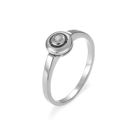 Pierścionek z brylantem 0,06 ct