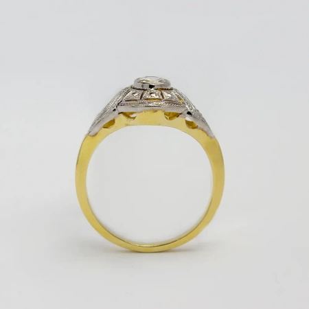 Pierścionek z brylantami 0,27 ct