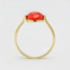 Pierścionek z koralem
