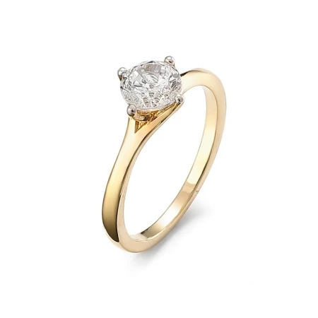 Pierścionek z brylantem 0,50 ct