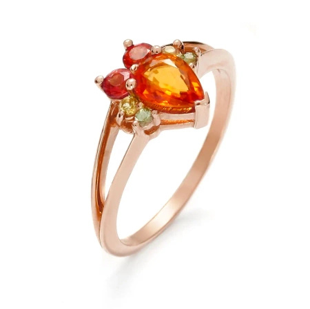 Pierścionek z szafirami