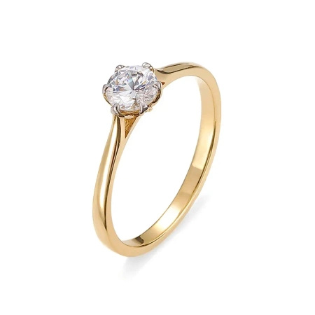 Pierścionek z brylantem 0,50 ct