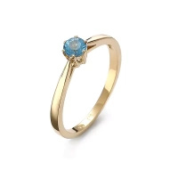 Pierścionek z topazem