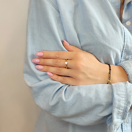 Pierścionek z cyrkonią