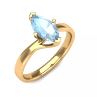 Pierścionek z topazem