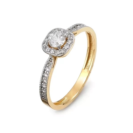 Pierścionek z brylantami 0,45 ct