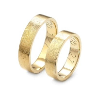 Obrączki ślubne złote 5 mm