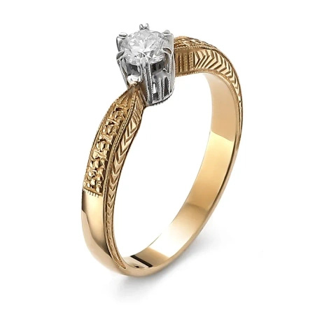 Pierścionek z brylantem 0,27 ct